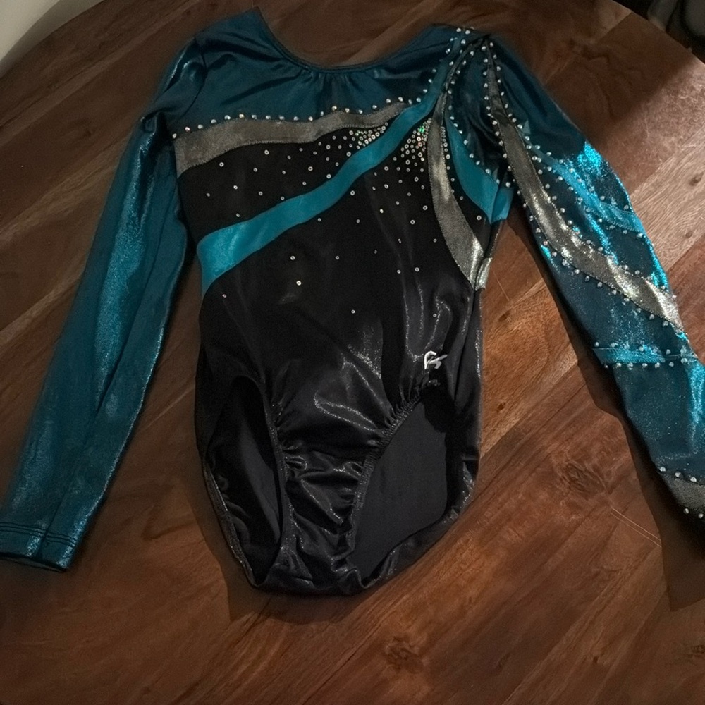 GK competition leotard long sleeves